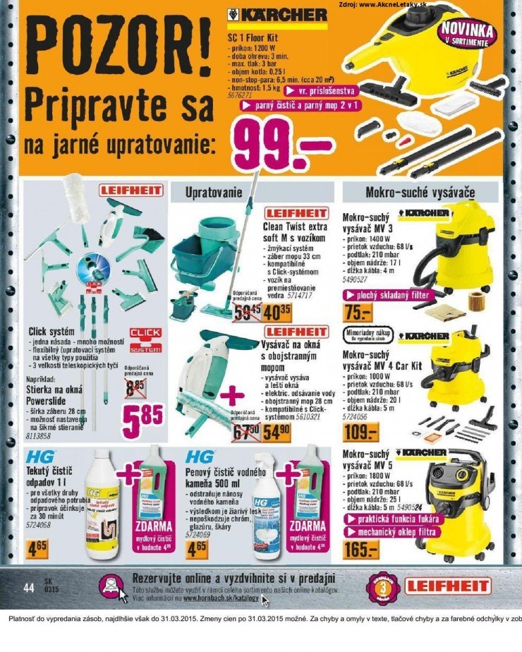 leták HORNBACH akciový leták strana 44 leták HORNBACH akciový leták strana 44