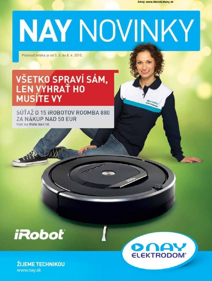 leták akciový leták NAY Elektrodom strana 1 leták akciový leták NAY Elektrodom strana 1