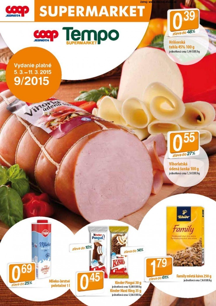 leták extra leták COOP Jednota strana 1 leták extra leták COOP Jednota strana 1