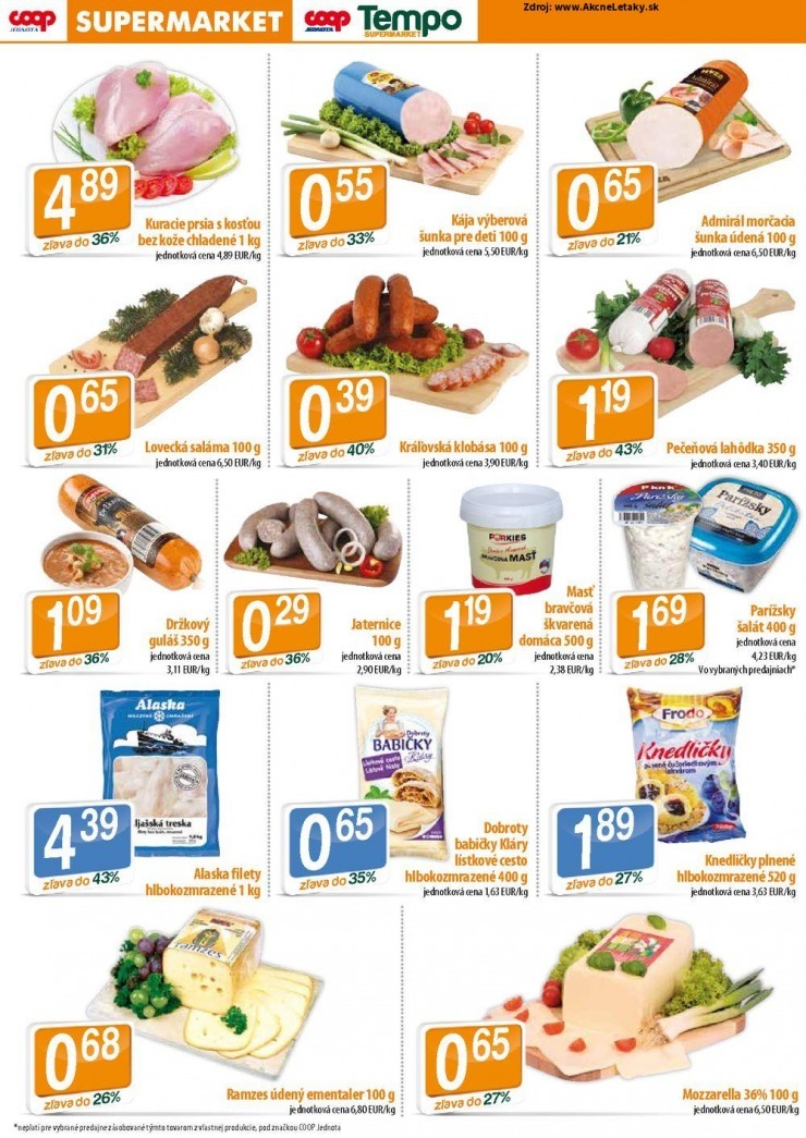leták extra leták COOP Jednota strana 2 leták extra leták COOP Jednota strana 2