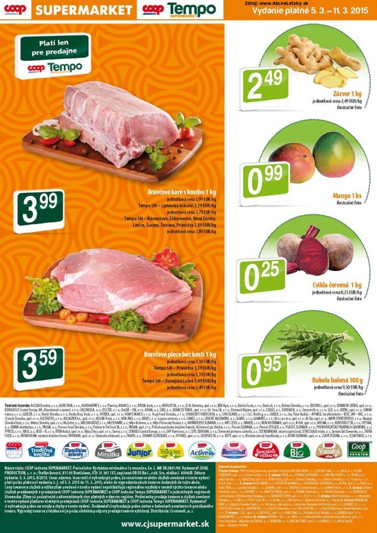 leták extra leták COOP Jednota strana 8 leták extra leták COOP Jednota strana 8