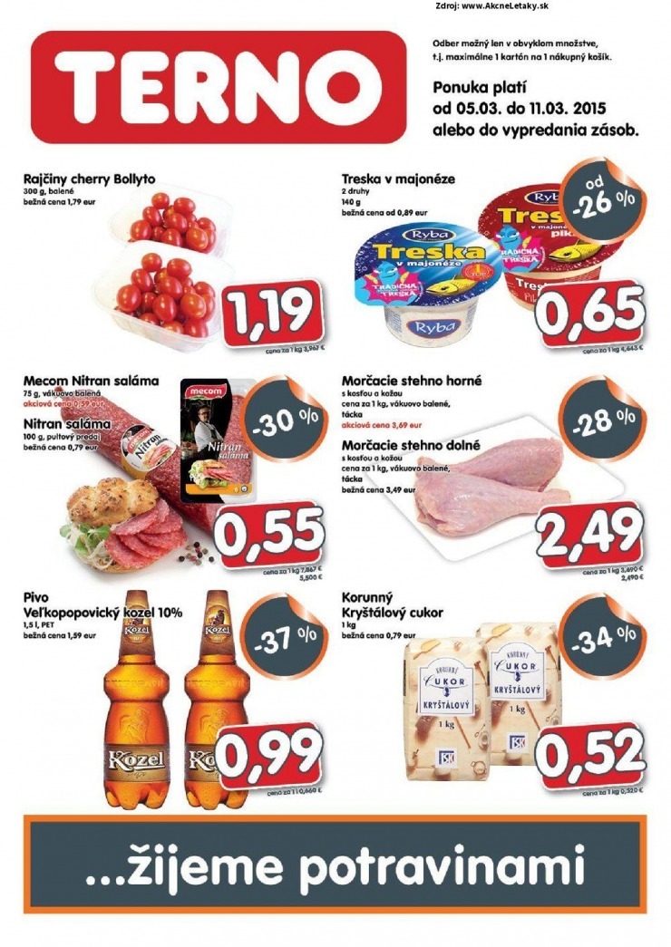 leták extra leták TERNO strana 1 leták extra leták TERNO strana 1