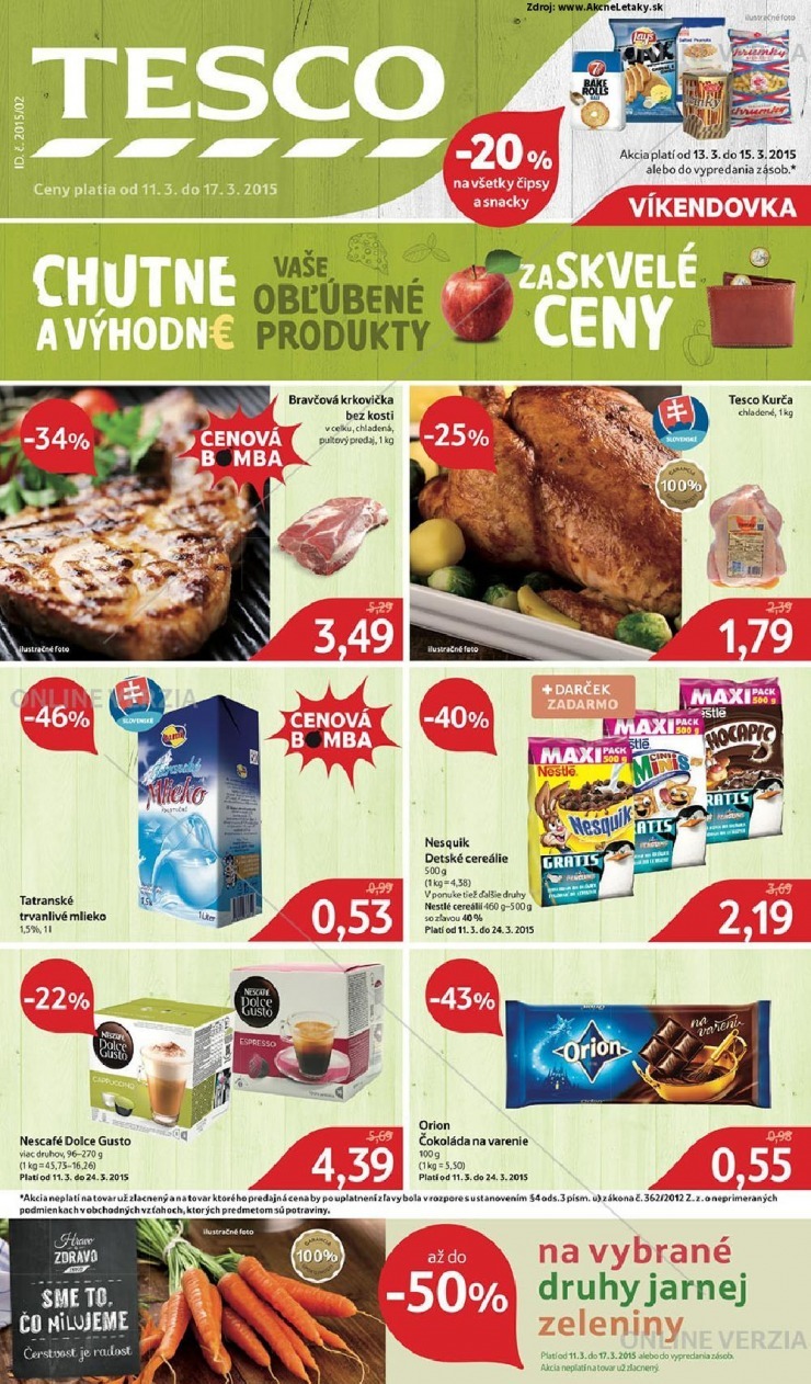 leták akciový leták Tesco strana 1 leták akciový leták Tesco strana 1