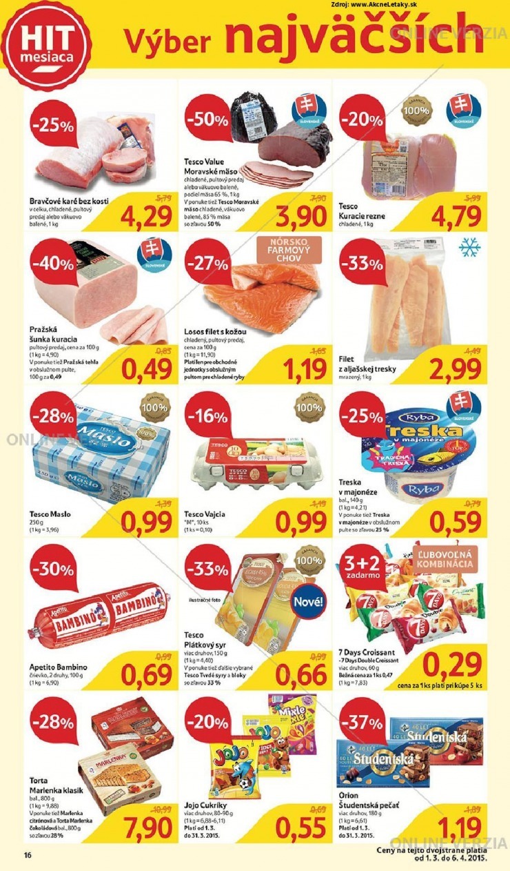 leták akciový leták Tesco strana 16 leták akciový leták Tesco strana 16