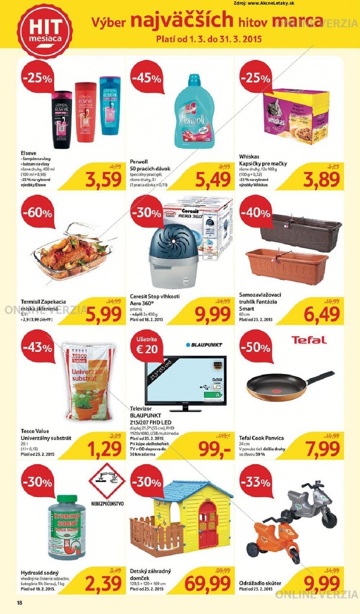 leták akciový leták Tesco strana 18 leták akciový leták Tesco strana 18