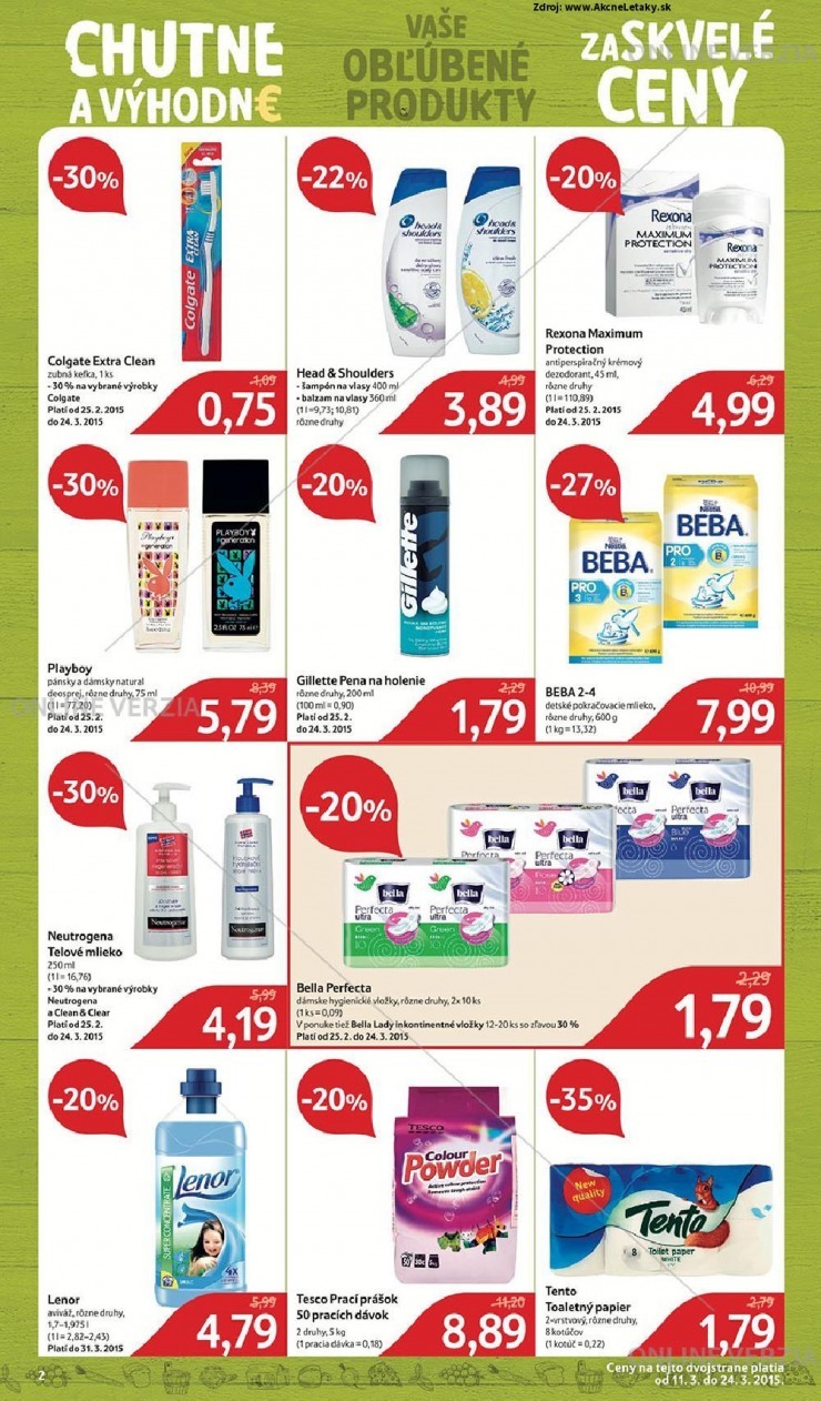 leták akciový leták Tesco strana 20 leták akciový leták Tesco strana 20