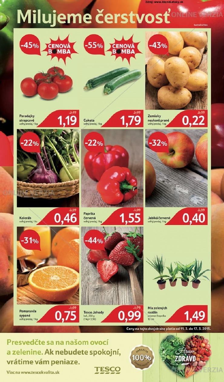 leták Tesco leták - chutne a výhodne strana 4 leták Tesco leták - chutne a výhodne strana 4