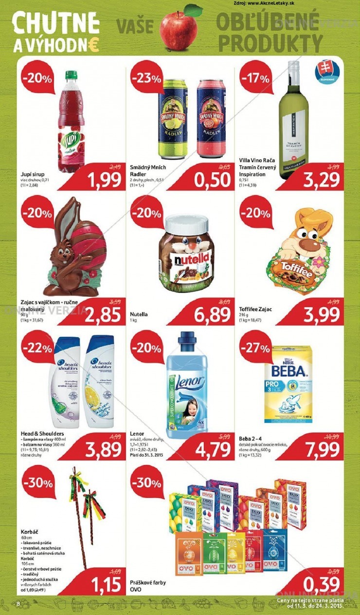 leták Tesco leták - chutne a výhodne strana 8 leták Tesco leták - chutne a výhodne strana 8