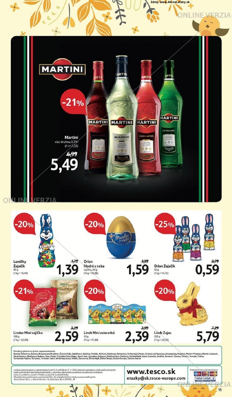 leták Tesco leták - chutne a výhodne strana 15 leták Tesco leták - chutne a výhodne strana 15