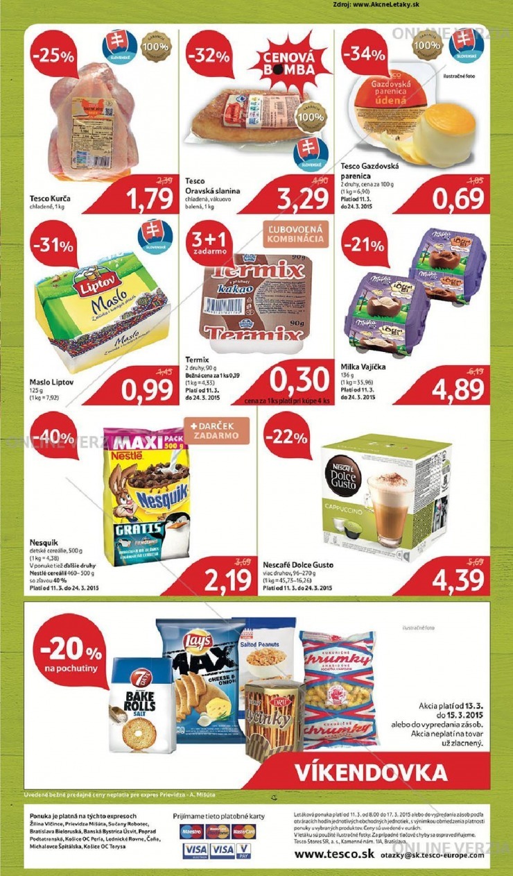 leták špeciálna ponuka Tesco strana 3 leták špeciálna ponuka Tesco strana 3