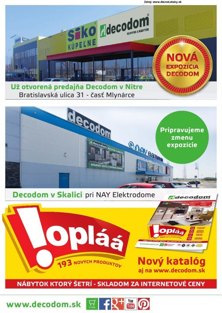 leták Decodom mimoriadný leták strana 2 leták Decodom mimoriadný leták strana 2