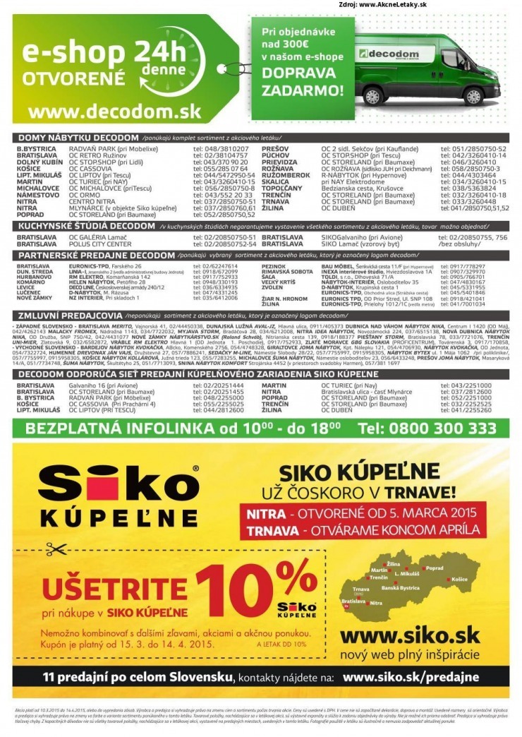 leták Decodom mimoriadný leták strana 24 leták Decodom mimoriadný leták strana 24