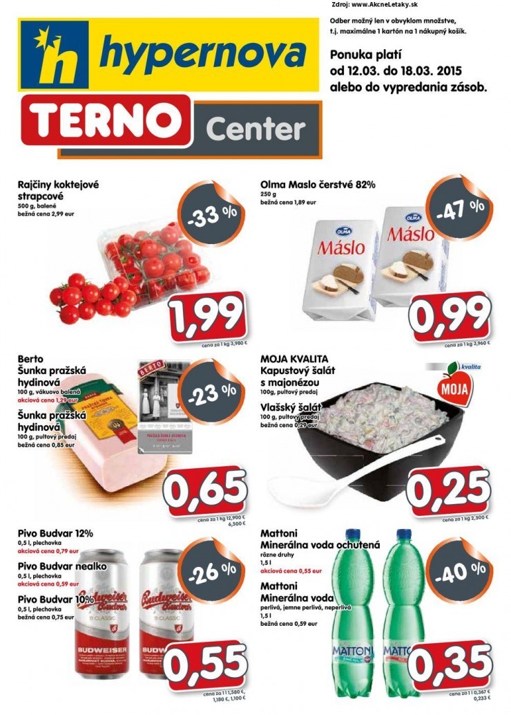 leták Hypernova akciový leták strana 1 leták Hypernova akciový leták strana 1