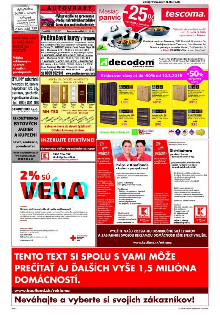leták Kaufland mimořádný leták strana 34 leták Kaufland mimořádný leták strana 34