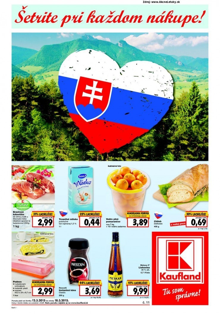 leták Kaufland leták - sladká výslužka strana 1 leták Kaufland leták - sladká výslužka strana 1