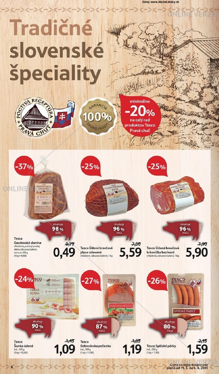 leták Tesco leták - Delikátna chu jari strana 6 leták Tesco leták - Delikátna chu jari strana 6