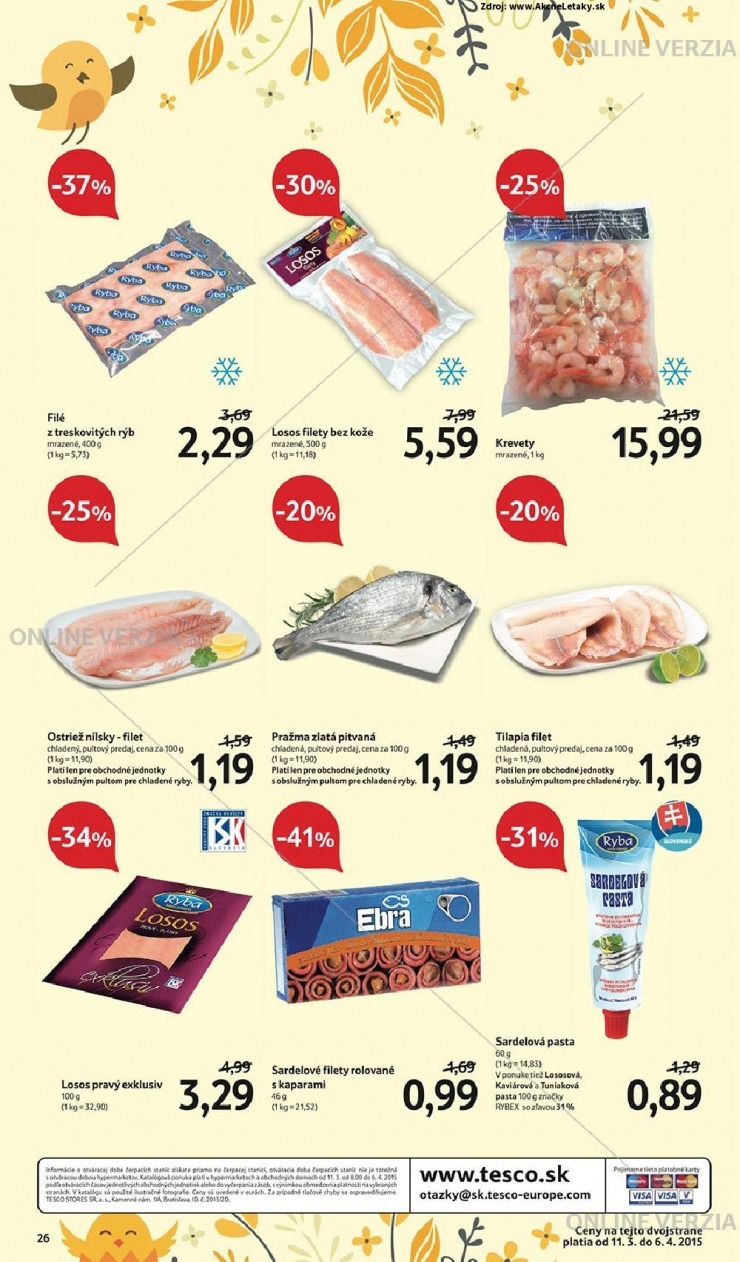 leták Tesco leták - Delikátna chu jari strana 26 leták Tesco leták - Delikátna chu jari strana 26