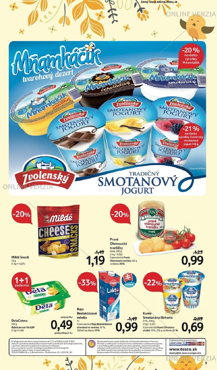 leták akčná ponuka Tesco strana 9 leták akčná ponuka Tesco strana 9
