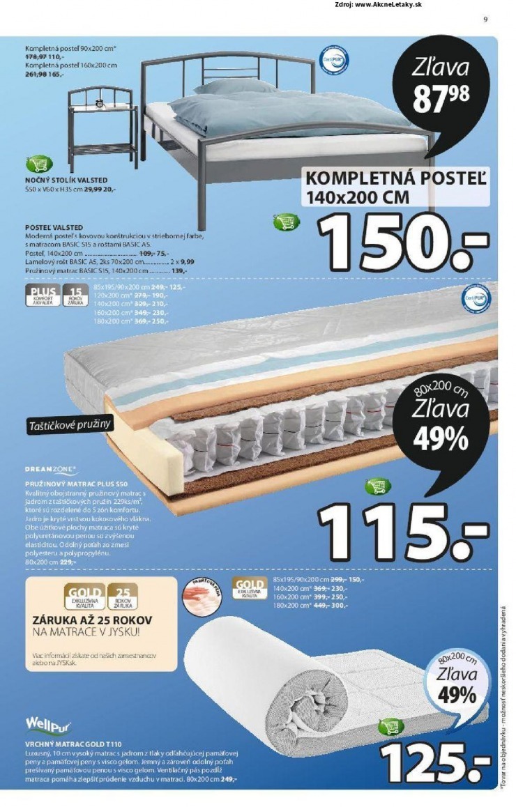 leták Jysk špeciálny leták strana 9 leták Jysk špeciálny leták strana 9