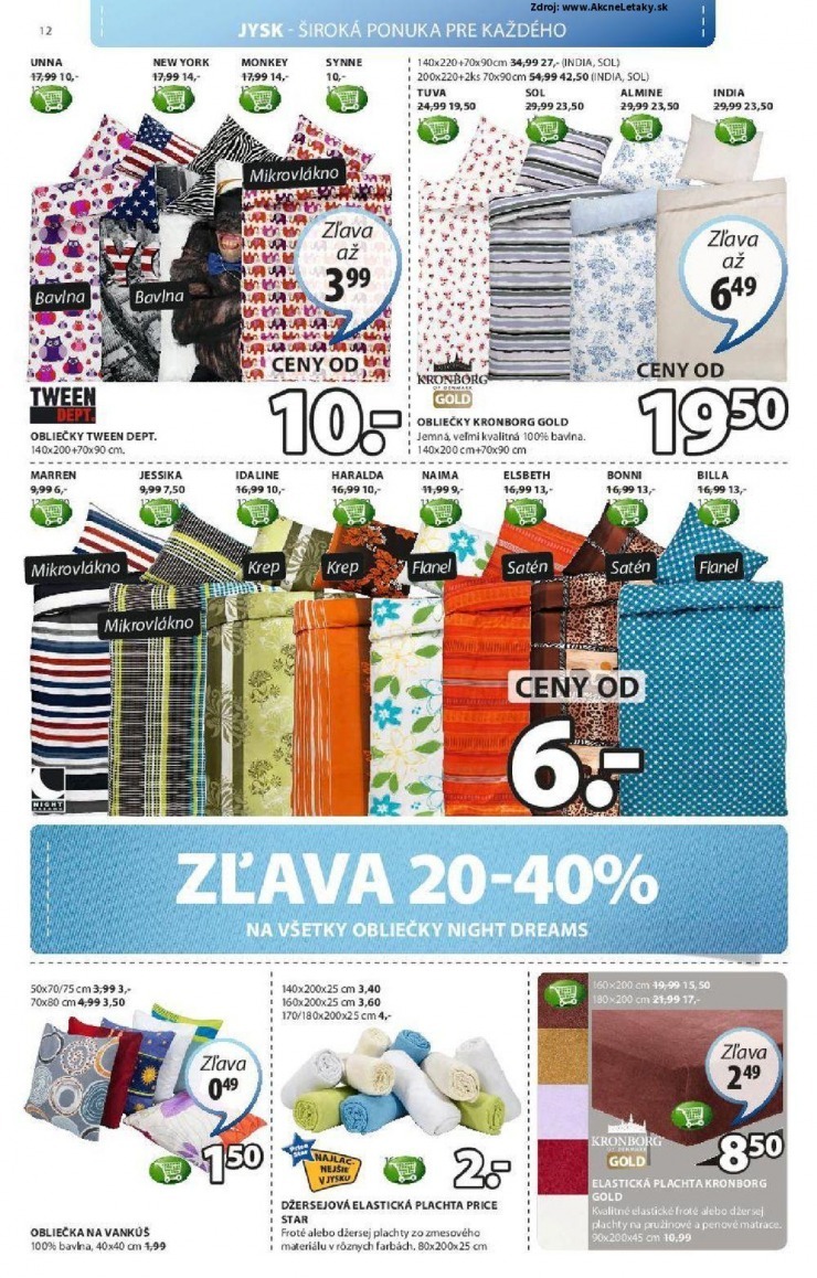 leták Jysk špeciálny leták strana 12 leták Jysk špeciálny leták strana 12