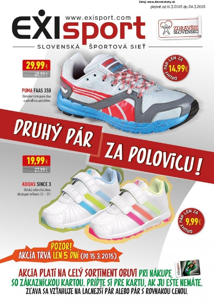 leták špeciálny leták EXIsport strana 1 leták špeciálny leták EXIsport strana 1