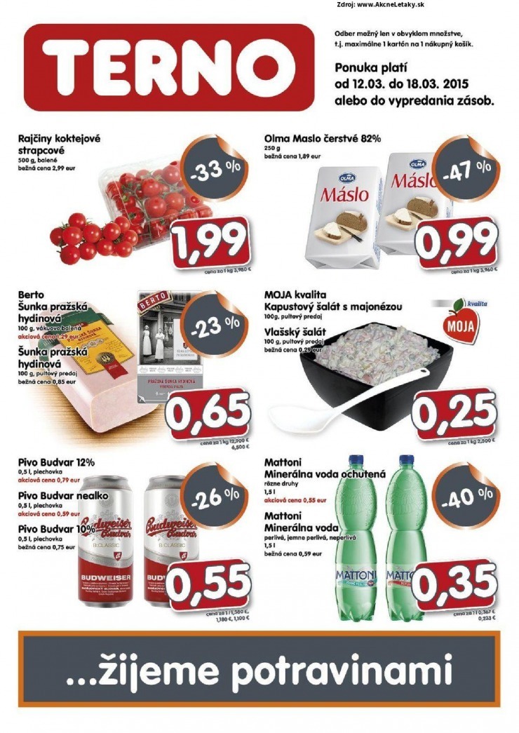 leták TERNO špeciálny leták strana 1 leták TERNO špeciálny leták strana 1