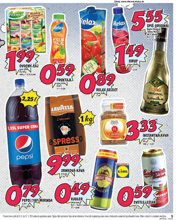 leták mimoriadný leták Lidl strana 9 leták mimoriadný leták Lidl strana 9