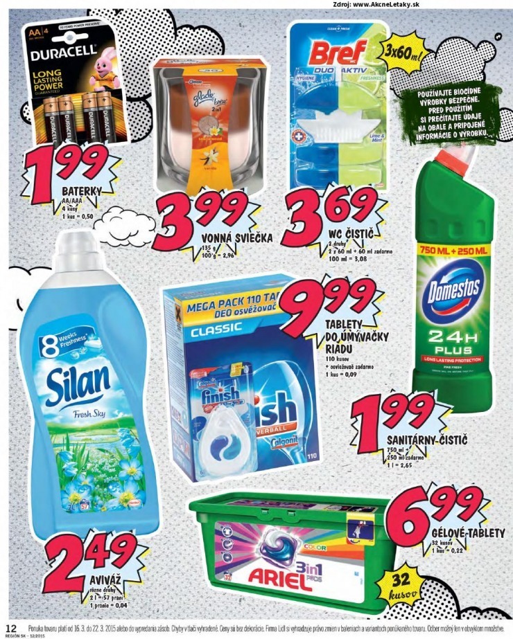 leták mimoriadný leták Lidl strana 12 leták mimoriadný leták Lidl strana 12