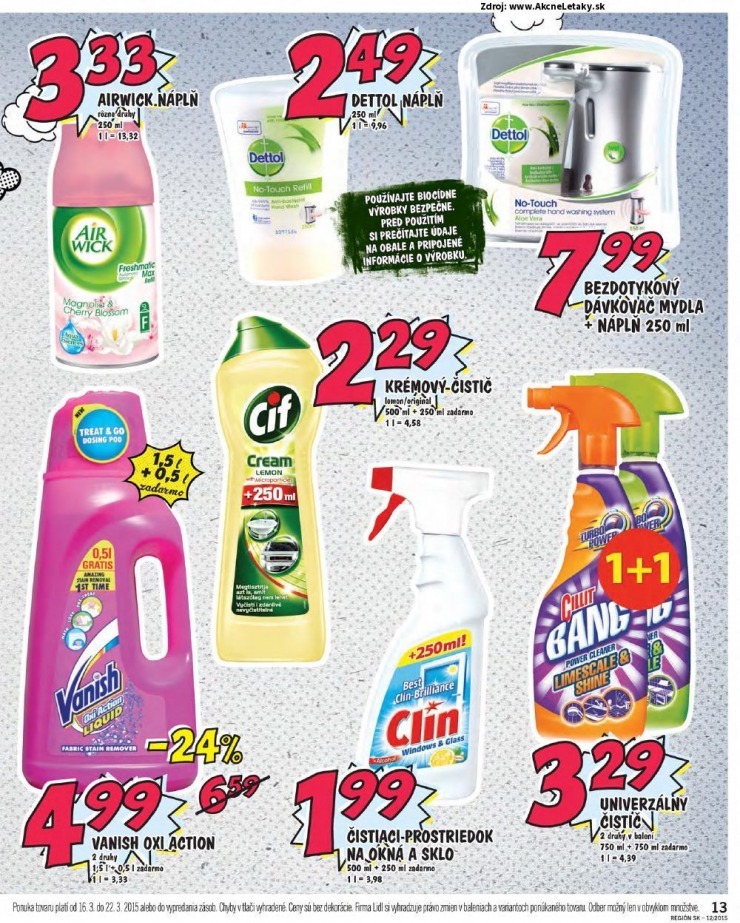 leták mimoriadný leták Lidl strana 13 leták mimoriadný leták Lidl strana 13