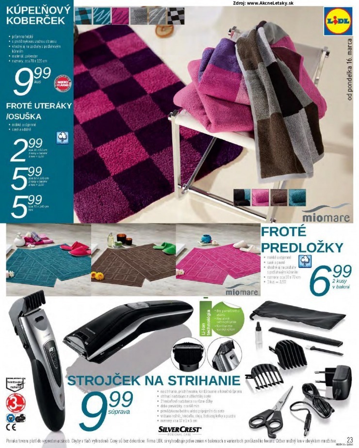 leták mimoriadný leták Lidl strana 23 leták mimoriadný leták Lidl strana 23