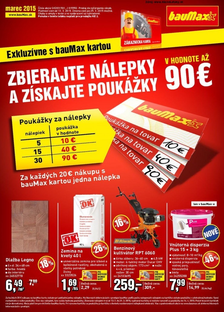 leták akciový bauMax leták strana 1 leták akciový bauMax leták strana 1