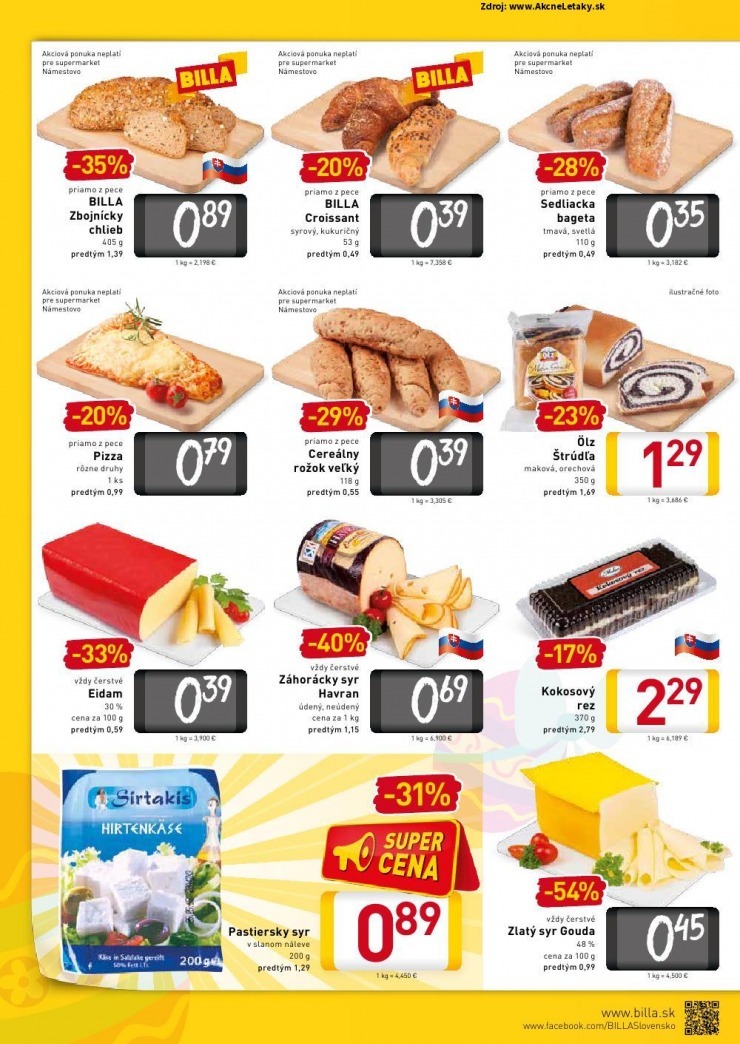 leták mimoriadný Billa leták strana 4 leták mimoriadný Billa leták strana 4