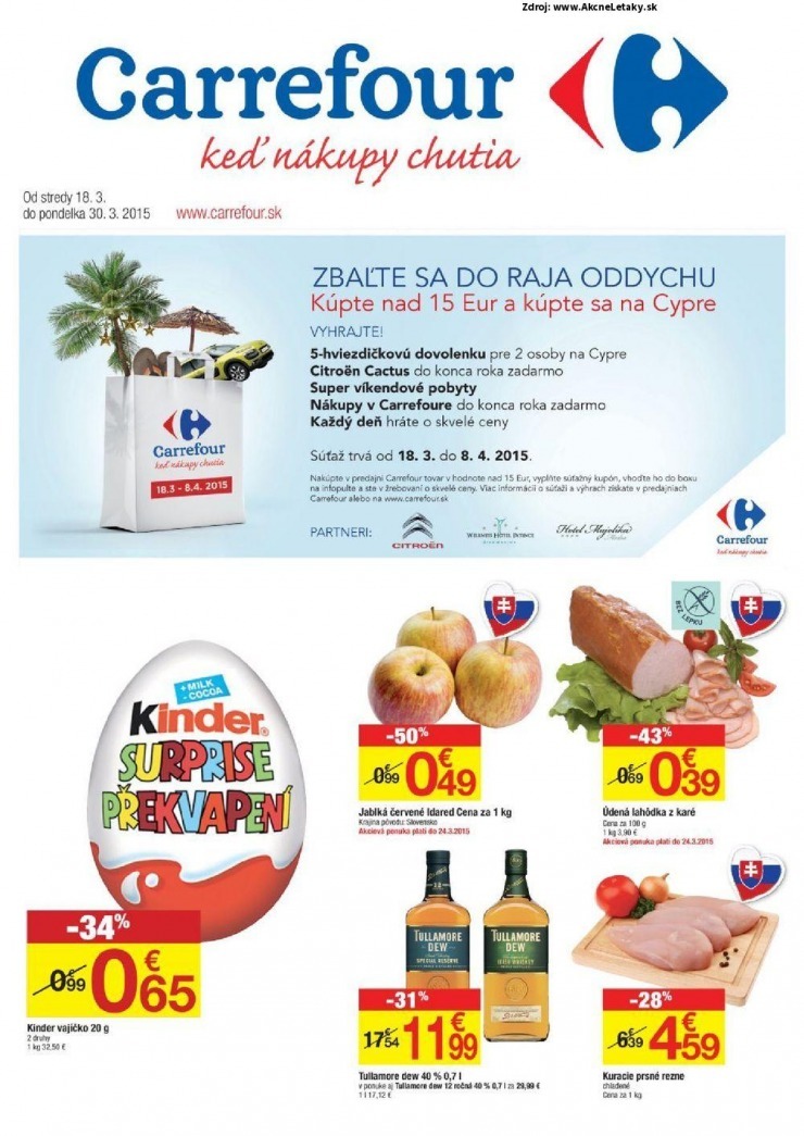 leták Carrefour akciový leták strana 1 leták Carrefour akciový leták strana 1