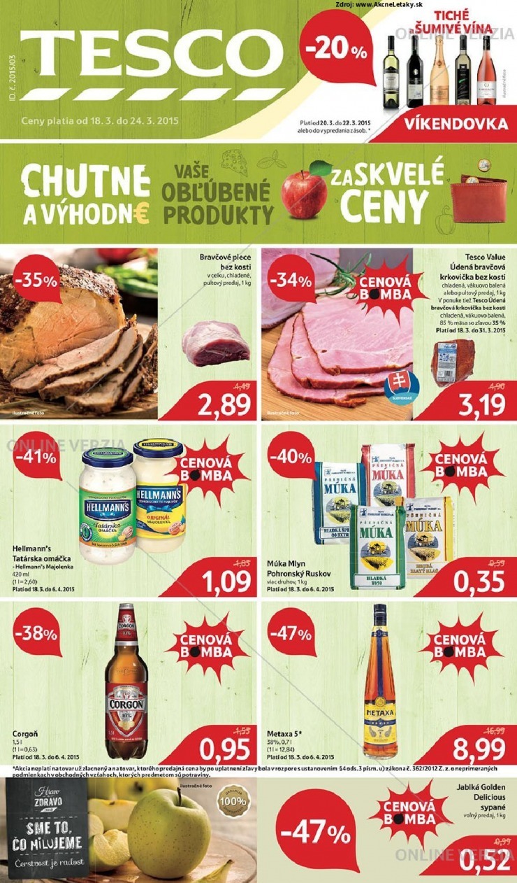 leták mimoriadný leták Tesco strana 1 leták mimoriadný leták Tesco strana 1