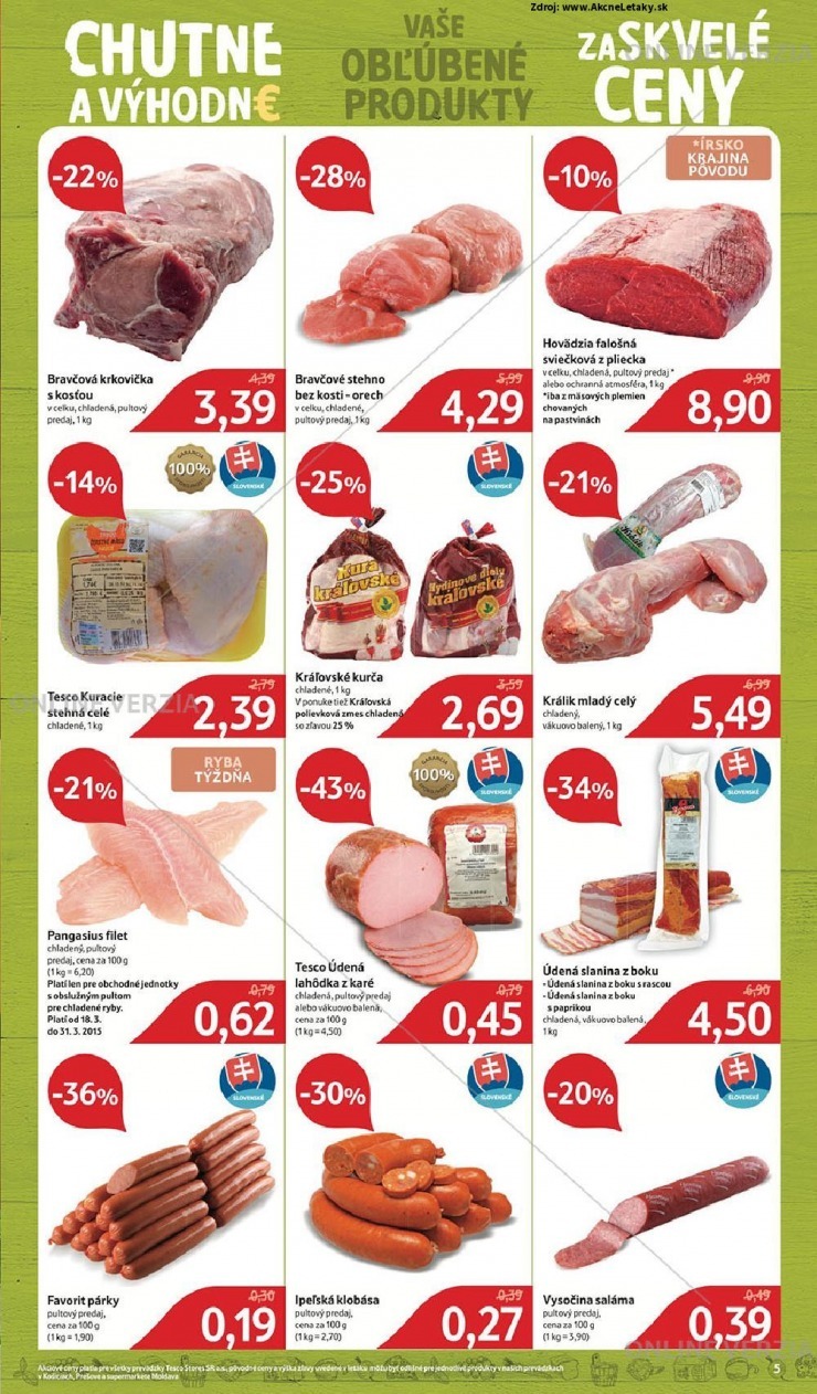 leták mimoriadný leták Tesco strana 5 leták mimoriadný leták Tesco strana 5