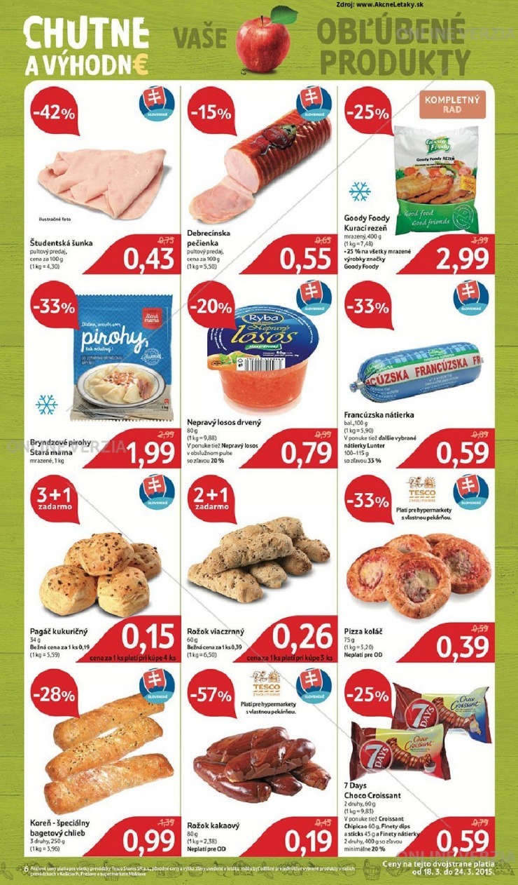 leták mimoriadný leták Tesco strana 6 leták mimoriadný leták Tesco strana 6