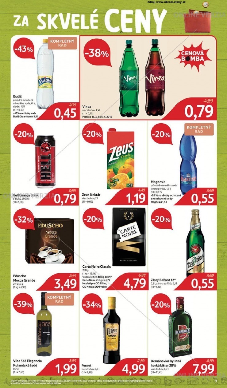 leták mimoriadný leták Tesco strana 9 leták mimoriadný leták Tesco strana 9