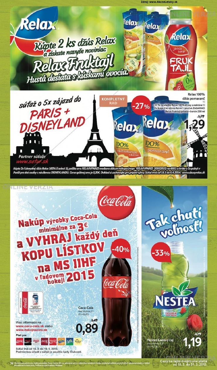 leták mimoriadný leták Tesco strana 14 leták mimoriadný leták Tesco strana 14
