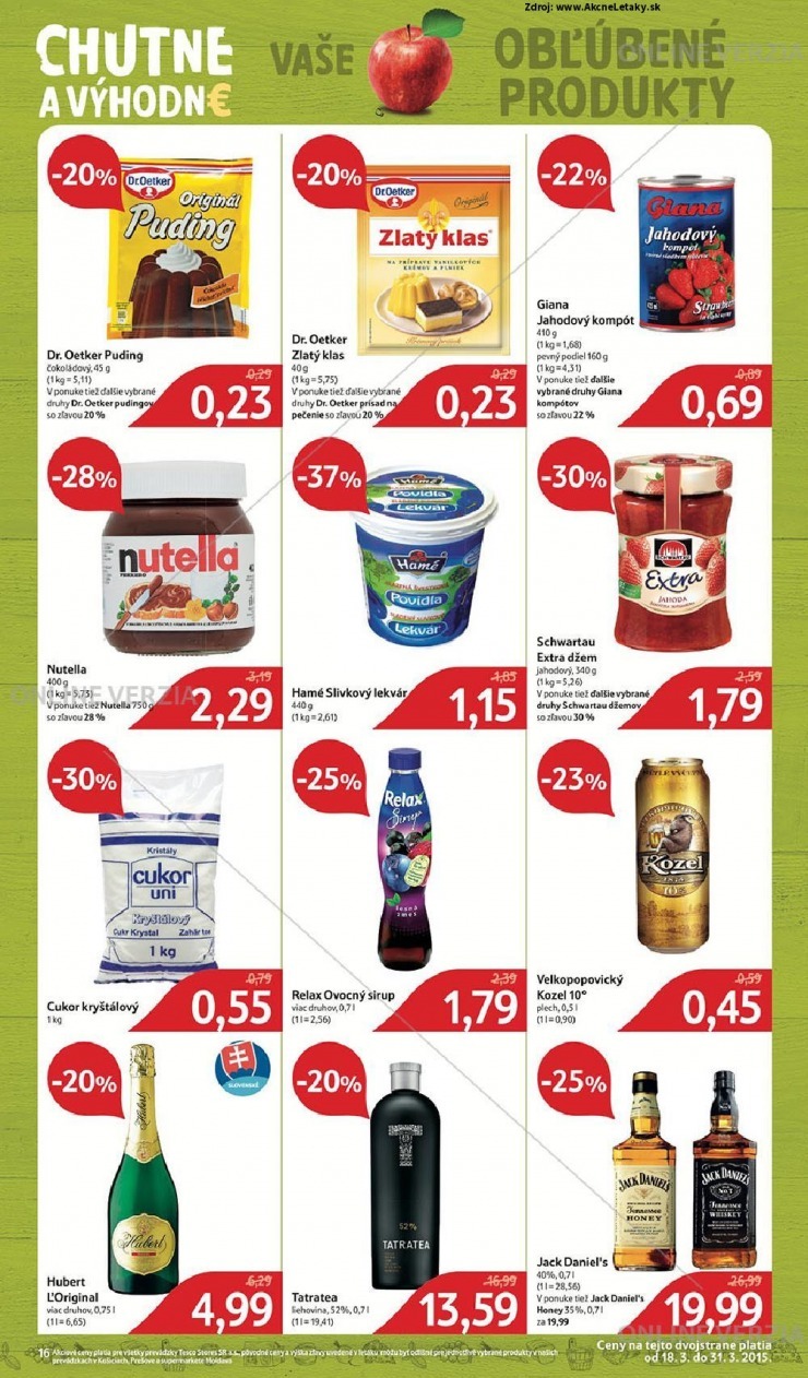 leták mimoriadný leták Tesco strana 16 leták mimoriadný leták Tesco strana 16