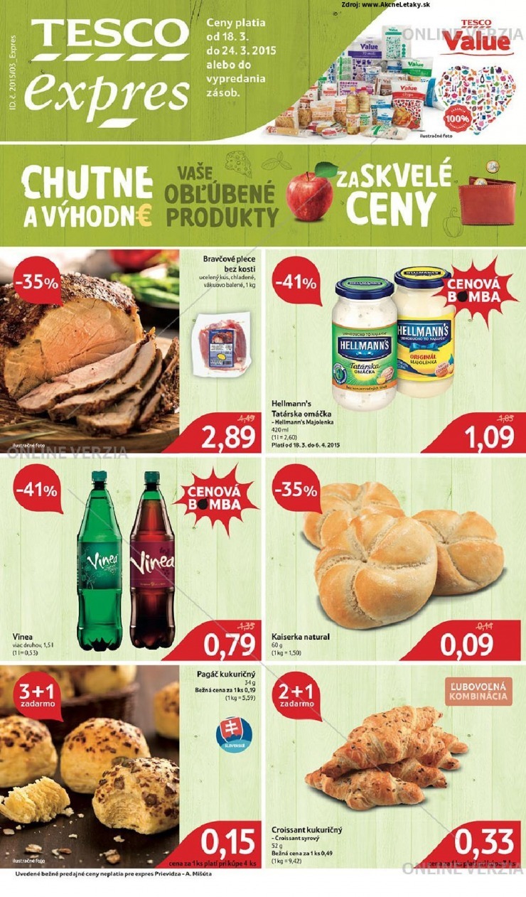 leták Tesco leták - Expresy strana 1 leták Tesco leták - Expresy strana 1