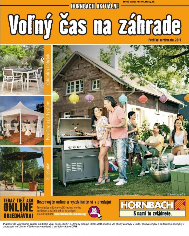 leták HORNBACH leták - Vožný čas na záhrade strana 1 leták HORNBACH leták - Vožný čas na záhrade strana 1
