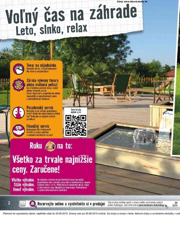 leták HORNBACH leták - Vožný čas na záhrade strana 2 leták HORNBACH leták - Vožný čas na záhrade strana 2
