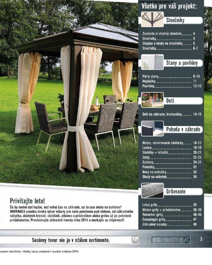 leták HORNBACH leták - Vožný čas na záhrade strana 3 leták HORNBACH leták - Vožný čas na záhrade strana 3