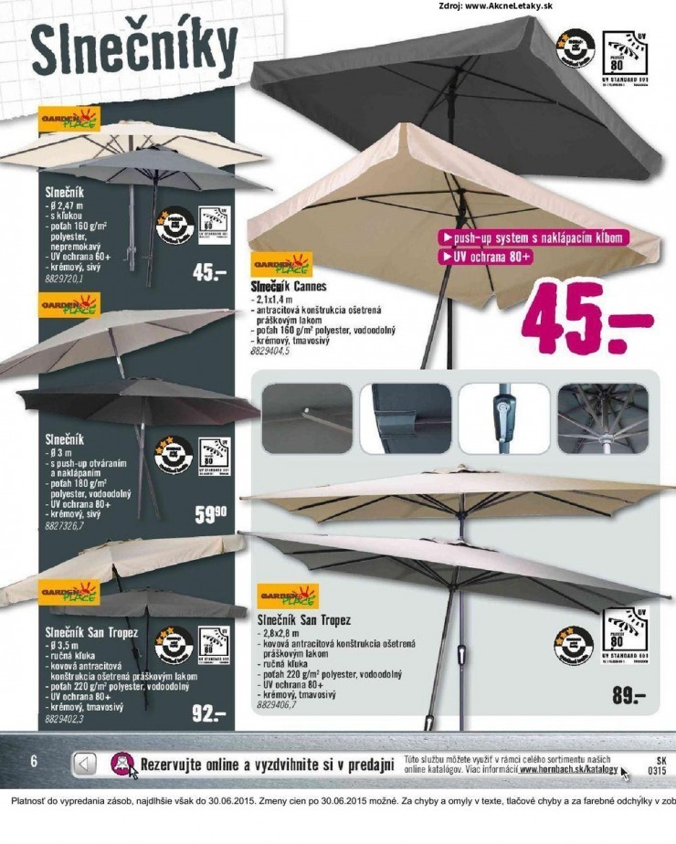 leták HORNBACH leták - Vožný čas na záhrade strana 6 leták HORNBACH leták - Vožný čas na záhrade strana 6