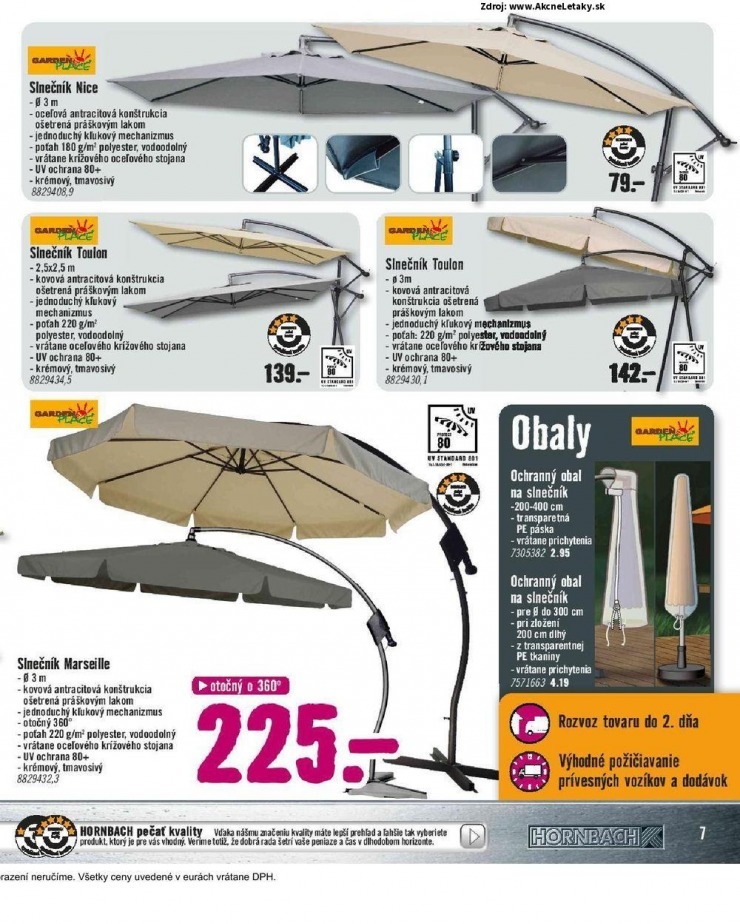 leták HORNBACH leták - Vožný čas na záhrade strana 7 leták HORNBACH leták - Vožný čas na záhrade strana 7