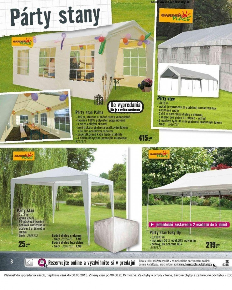 leták HORNBACH leták - Vožný čas na záhrade strana 8 leták HORNBACH leták - Vožný čas na záhrade strana 8