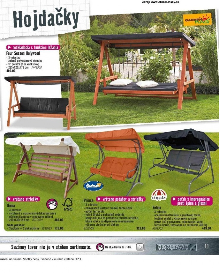 leták HORNBACH leták - Vožný čas na záhrade strana 11 leták HORNBACH leták - Vožný čas na záhrade strana 11