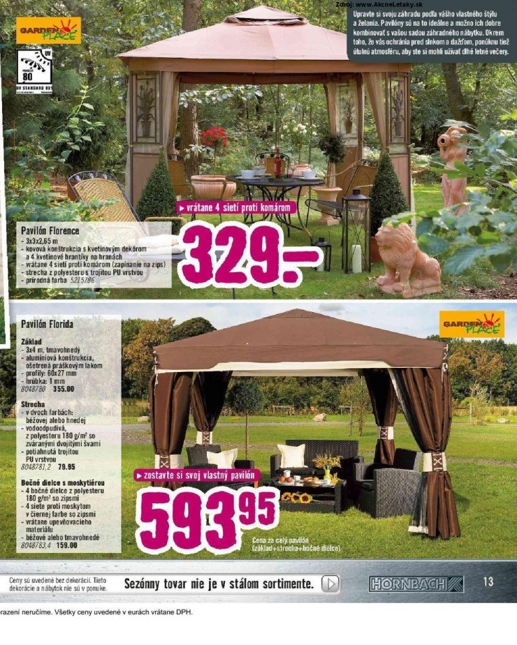 leták HORNBACH leták - Vožný čas na záhrade strana 13 leták HORNBACH leták - Vožný čas na záhrade strana 13