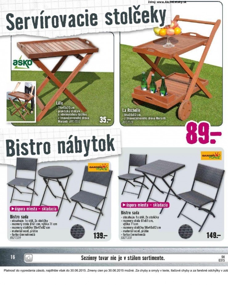 leták HORNBACH leták - Vožný čas na záhrade strana 16 leták HORNBACH leták - Vožný čas na záhrade strana 16