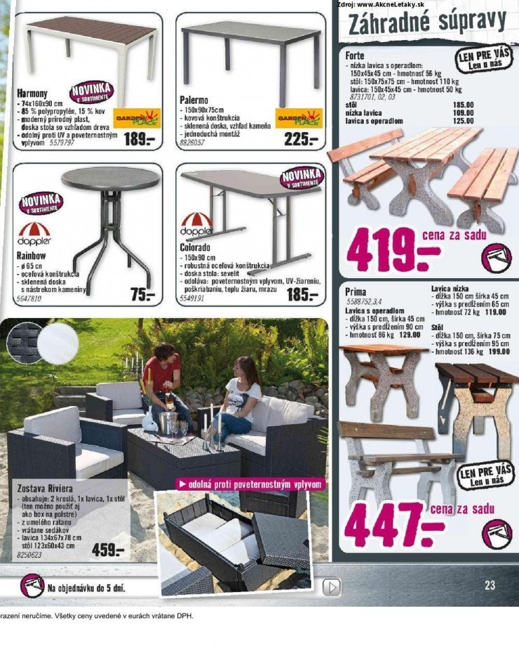 leták HORNBACH leták - Vožný čas na záhrade strana 23 leták HORNBACH leták - Vožný čas na záhrade strana 23